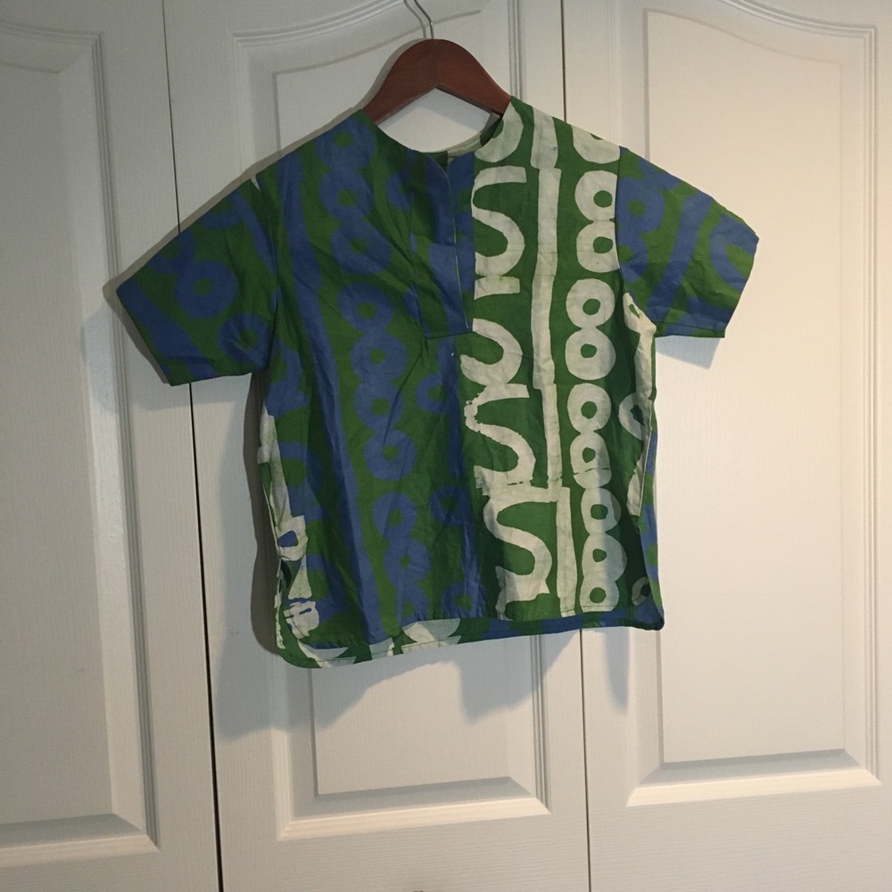 NWT Studio 189 handmade short sleeve top size S